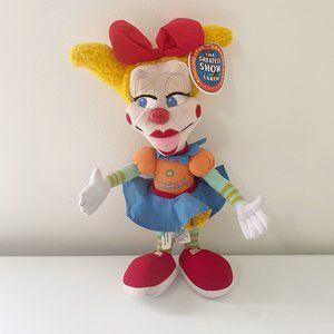RARE Vintage Ringling Bros Barnum & Bailey Female Clown Plush *Tag Attached